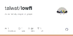 GitHub - talwat/lowfi: An extremely simple lofi player.