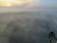 Radiation fog in Dane County, Wisconsin [OC]