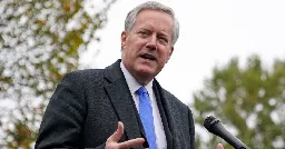 Nonprofits improperly used slush funds to pay Mark Meadows' legal bills, complaint alleges