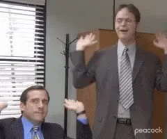 Excited Season 2 GIF by The Office - Find &amp; Share on GIPHY