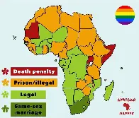 Legality of same sex relationship in Africa
