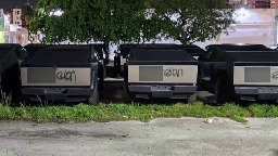 Police: Vandal spray paints  ‘F--- Elon’ on 34 Tesla Cybertrucks in Fort Lauderdale