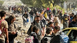 Half of Jabalia ethnically cleansed by Israeli army as schools burned and men kidnapped