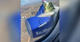 'We all felt a kind of a bump, jolt': Engine cover rips open as Southwest flight takes off from DIA