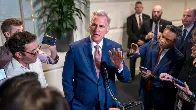 McCarthy visibly frustrated after GOP hardliners put his plan to avoid a shutdown on ice