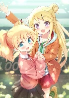 きんいろモザイクのアリスちゃんとカレンちゃん by 久舞とこ [Kinmoza]