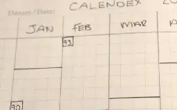 An Update on the Bullet Journal Calendex by Eddy Hope