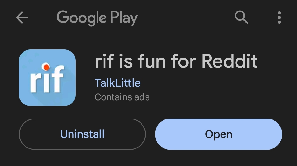 RIF is Fun for Reddit