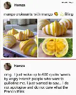 Mango croissants