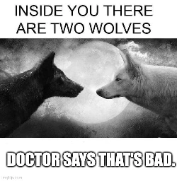 Inside you there are two wolves