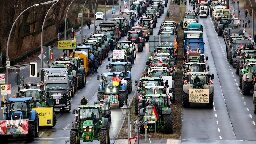 German government rejects protesting farmers' demands for more subsidies