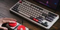 8BitDo’s $100 wireless mechanical keyboard screams ’80s NES