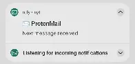 Ntfy.sh Protonmail notifications