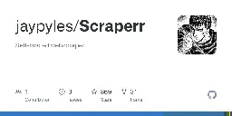 GitHub - jaypyles/Scraperr: Self-hosted webscraper.