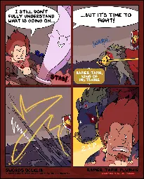 "Fire Versus Lightning" - [Swords Comic]