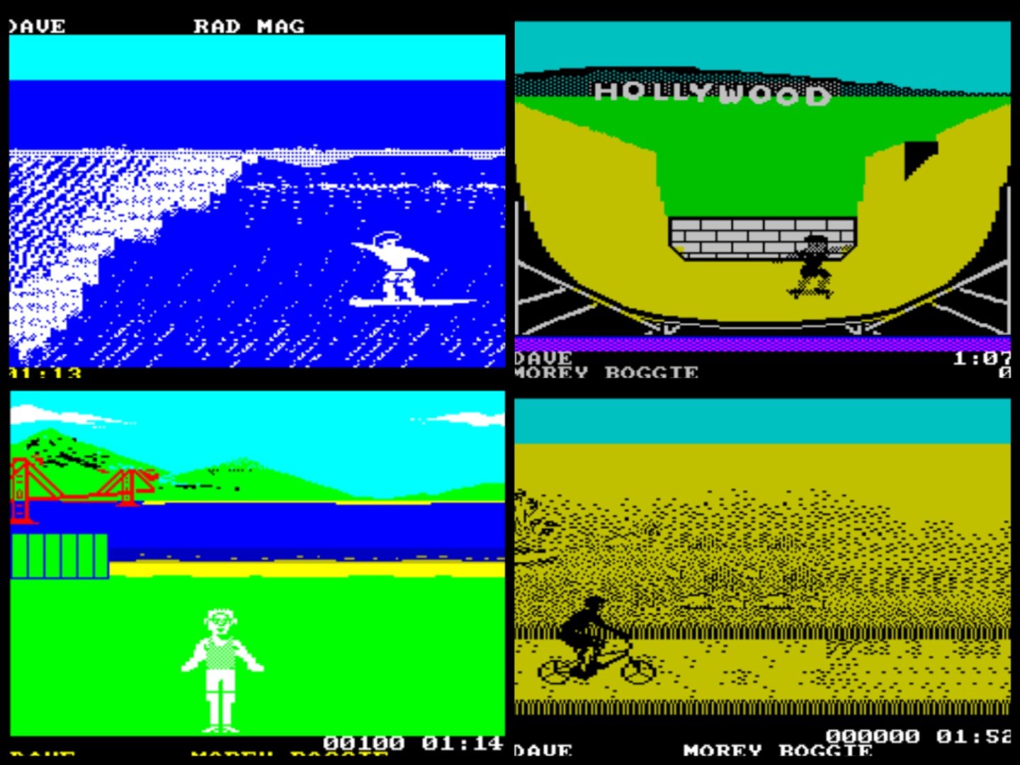 The Spectrum version of California Games