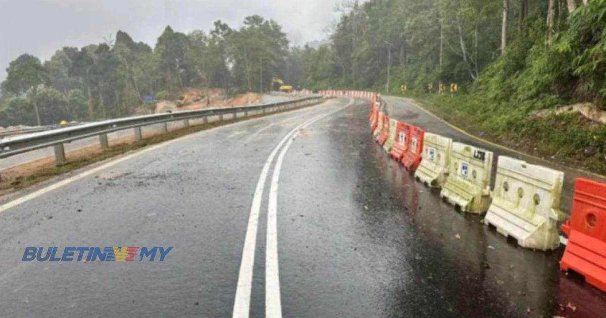 Jalan Batang Kali-Genting Highlands dibuka semula 3 petang hari ini