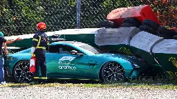 Watch The Formula 1 Safety Car Have A Bizarre Crash