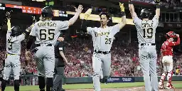 Pirates stun Reds with biggest comeback in franchise history