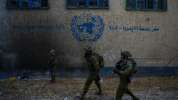 Israel unveils tunnels underneath Gaza City headquarters of UN agency for Palestinian refugees
