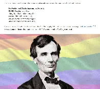 Uncle Abe, possible bicon! Happy Pride Month!