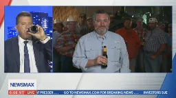 ‘Kiss My Ass’: Ted Cruz, a Newsmax Host, and a Group Of Fellas Walk Into a Bar…
