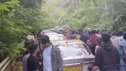 WATCH | Bengaluru's Long Weekend Traffic Jam: Chaos At Nandi Hills
