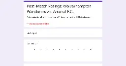 Post-Match Ratings: Wolverhampton Wanderers v.s. Arsenal F.C.