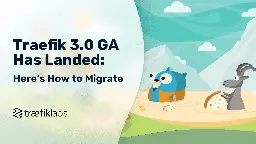 Traefik 3.0 GA Has Landed: Here's How to Migrate