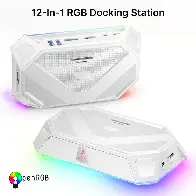 JSAUX's White RGB Dock for Steam Deck is Available Now