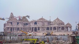 A Hindu temple built atop a razed mosque in India is helping Modi boost his political standing