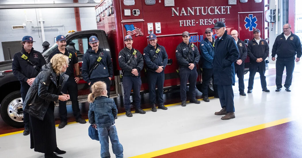 Biden Makes a Final Nantucket Visit as President