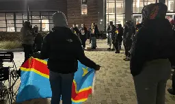 Students gather to mourn civilians killed in Sudan, the Democratic Republic of Congo and Tigray