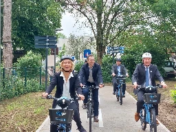 Pistes cyclables : une première partie du VIF en service en Seine-et-Marne