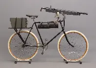 US military bicycle with machine-gun, 1897 AD