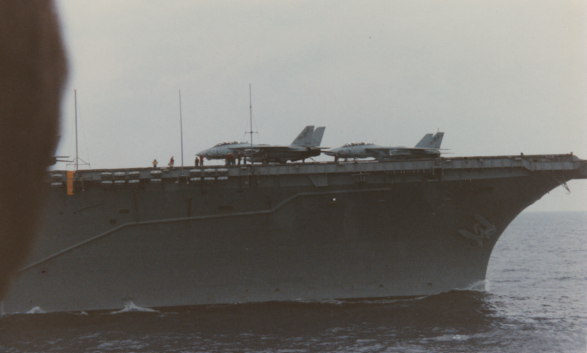 F-14's on USS Saratoga CV-60, Med 1985 [OC]