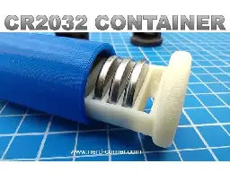 CR2032 Battery Container for 10pcs by NerdCorner