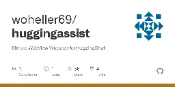 GitHub - woheller69/huggingassist: Simple WebView Wrapper for huggingChat