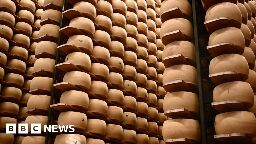 Italian man crushed to death under falling cheese wheels