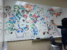 Whiteboard Art: Awesome Drawings On Whiteboards