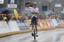 Van der Poel solos to his first E3 win as Van Aert hits the deck - Escape Collective