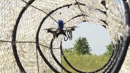 Ukraine's FPV Drone Obstacle Course Teaches How To Chase Vehicles, Fly Into Windows