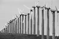 Wind Turbines, near Tracy, CA, 2010.