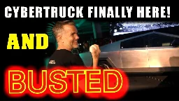 Cybertruck delivers FAILURE!