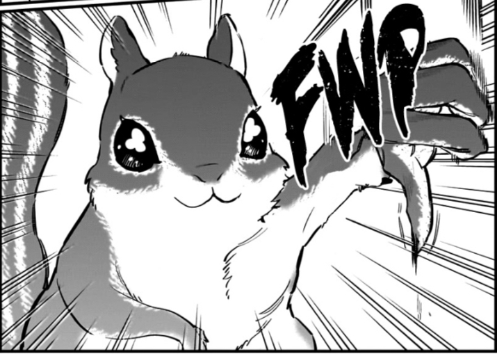 hyakkano squirrel thumbs down