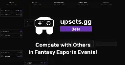 upsets.gg | Compete with Others in Fantasy Esports Events!