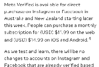 More people can now pay for Meta verified...