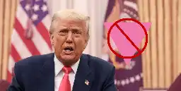 Donald Trump reposts anti-LGBTQ+ Nazi era 'Pink Triangle'