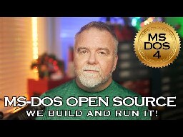 MS-DOS has been Open-Sourced!  We Build and Run it!
