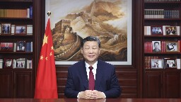 Xi says China will ‘surely be reunified’ with self-ruled Taiwan in New Year’s address